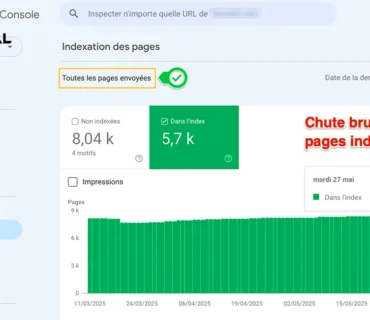 Que faire en cas de chute d’indexation Google